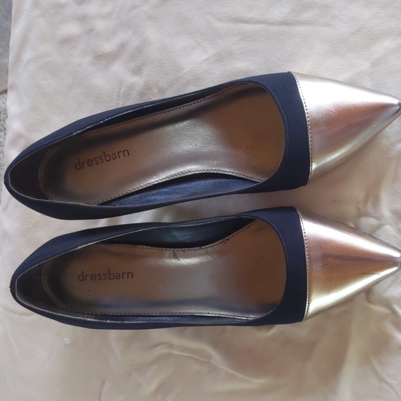 dress barn navy blue shoes - Picture 2 of 4